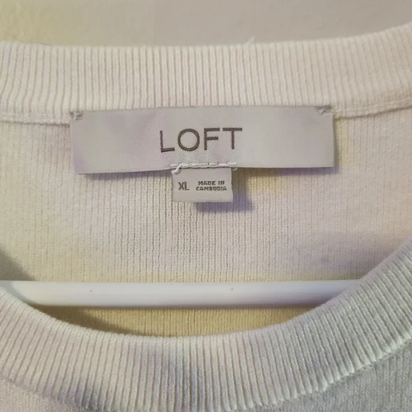 LOFT Long Sleeve Striped Sweater. EUC - Picture 4 of 6